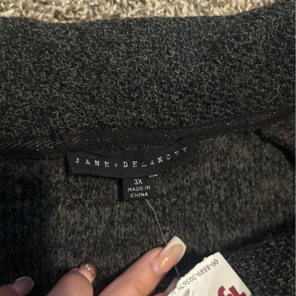 Jane and Delancey Black Cowl Neck Sweater - Picture 3 of 7